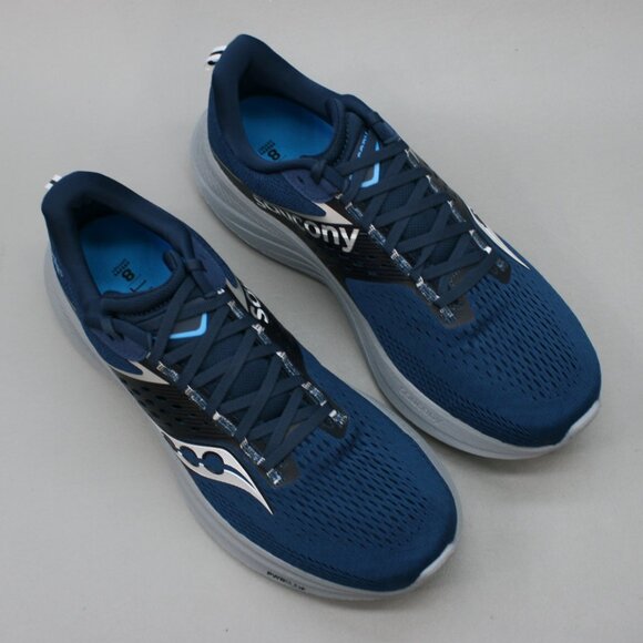 Saucony Men\'s 11.5 Ride-17 Tide Silver Blue Running Shoes Sneakers - S20924-106 main image 6